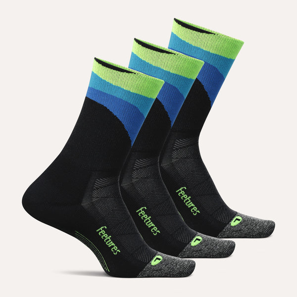 Elite Light Cushion Mini Crew 3 Pack - Rhythmic Black