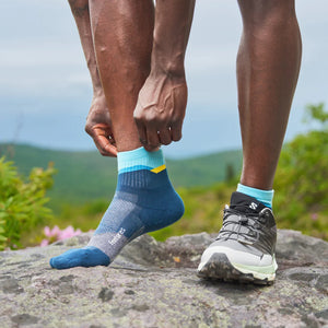 Trail Max Cushion Quarter - Ignite - Mountain High Blue