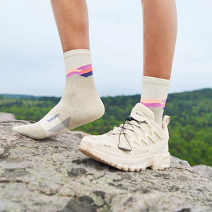 Trail Max Cushion Mini Crew - Ignite - Mountain High Cream