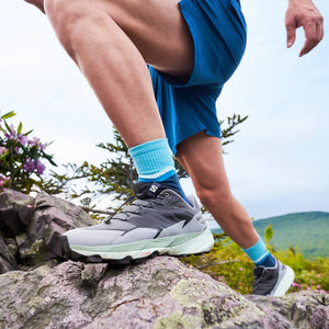 Trail Max Cushion Mini Crew - Ignite - Mountain High Blue