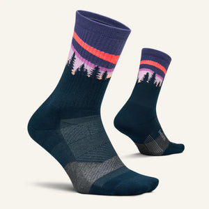 Trail Max Cushion Mini Crew - Ignite - Purple Aurora