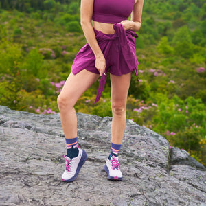 Trail Max Cushion Mini Crew - Ignite - Purple Aurora