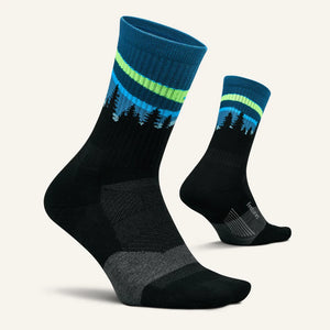 Trail Max Cushion Mini Crew - Ignite - Blue Aurora