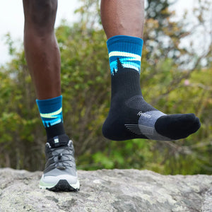 Trail Max Cushion Mini Crew - Ignite - Blue Aurora