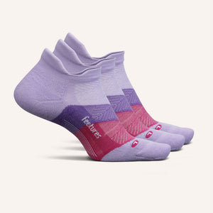 Elite Max Cushion No Show Tab 3 Pack - Lace Up Lavender