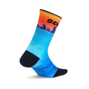 Official Gold Coast Mini Crew Light Cushion Running Socks - GCM24