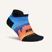 Official Gold Coast Marathon No Show Light Cushion Running Socks