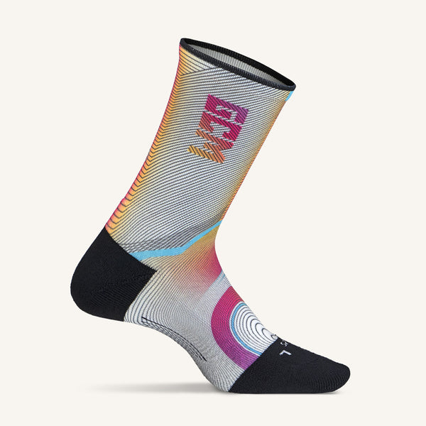 The Official Gold Coast Marathon 2026 Socks - Light Cushion Mini Crew - GCM 2026 Mini Crew