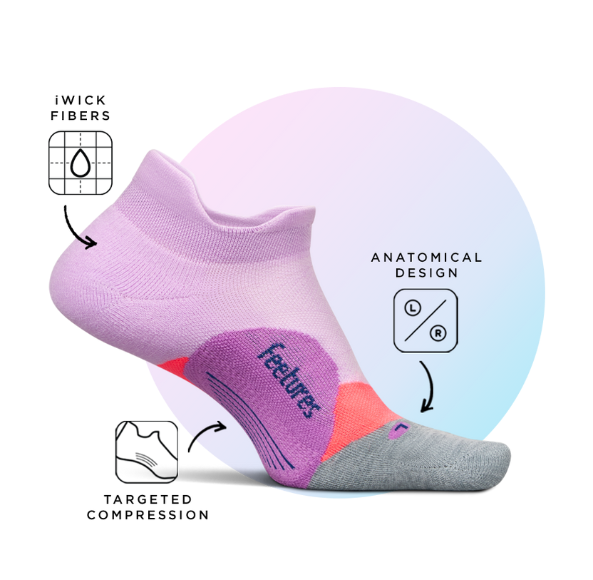Technical anti-blister running socks