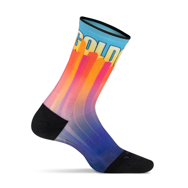 The Official Gold Coast Marathon 2025 Sock - Light Cushion Mini Crew - GCM 25