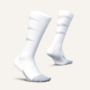 Graduated Compression Light Cushion Knee High - White