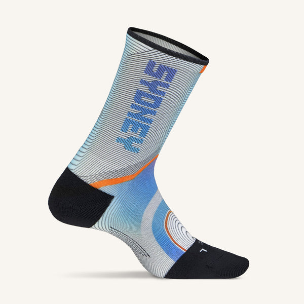 Official 2026 TCS Sydney Marathon Socks - Light Cushion Mini Crew - Sydney 2026