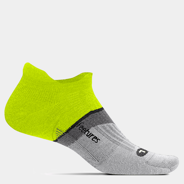 Merino 10 Cushion No Show Tab - Bio Lime