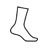 Mini Crew Sock Height Icon